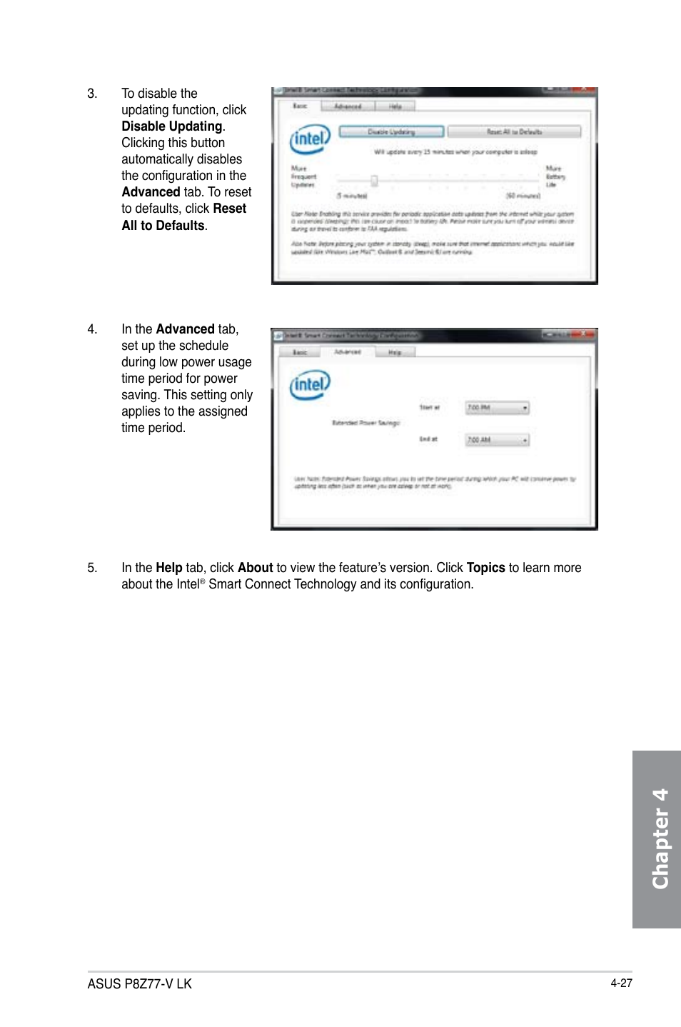 Chapter 4 | Asus P8Z77-V LK User Manual | Page 129 / 154