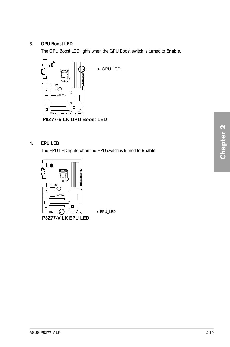 Chapter 2 | Asus P8Z77-V LK User Manual | Page 39 / 154
