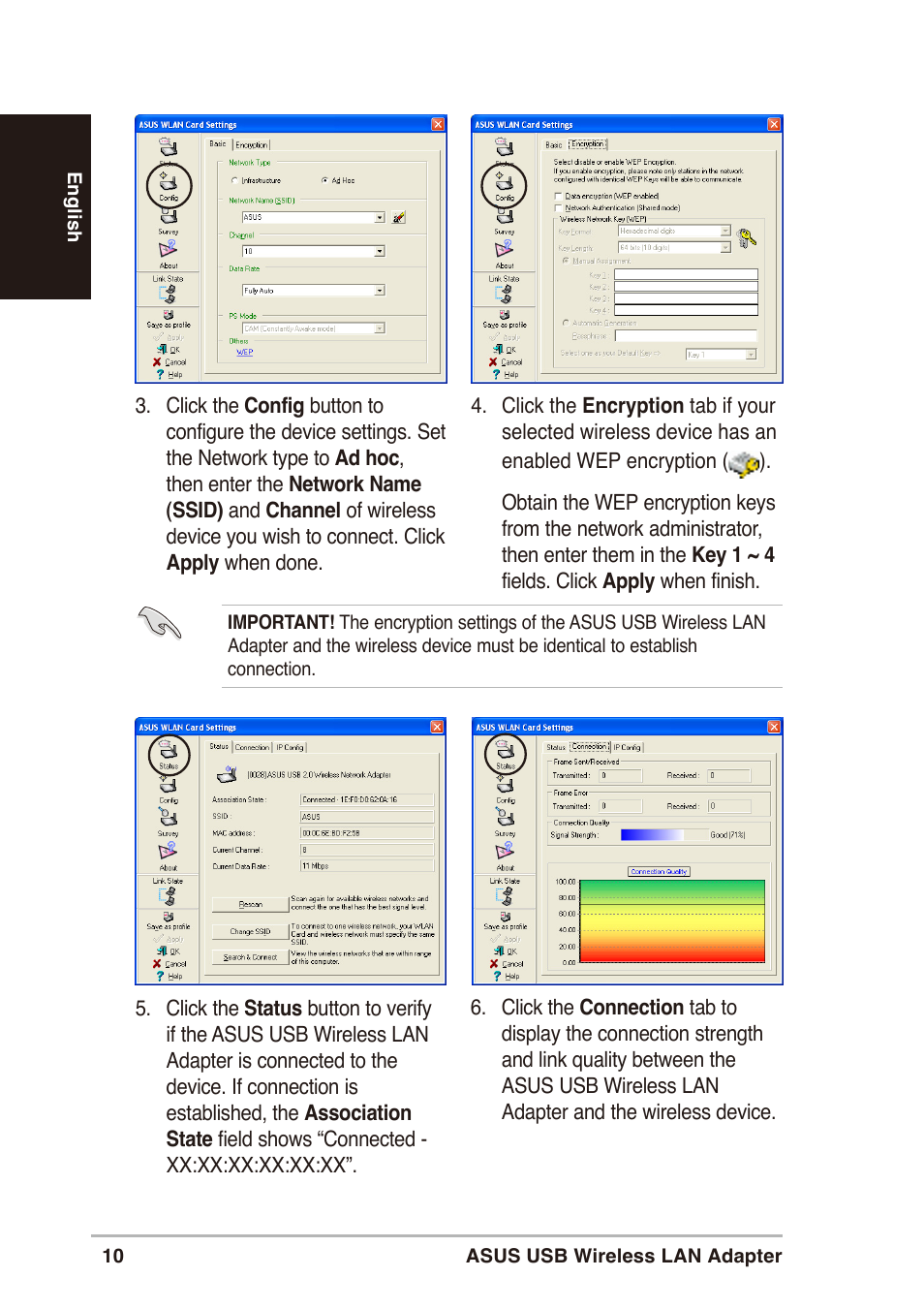 Asus WL-160g User Manual | Page 10 / 10