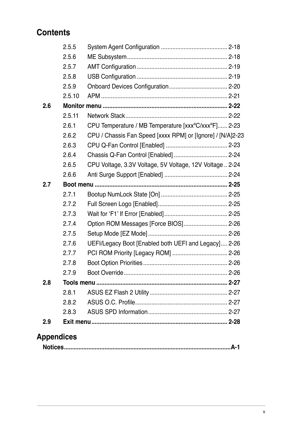 Asus P8B75-M User Manual | Page 5 / 78