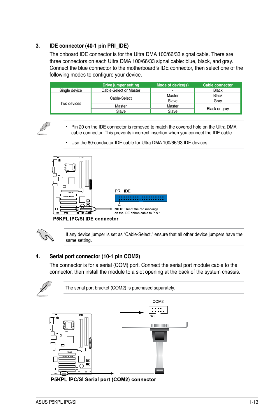 Asus P5KPL IPC/SI User Manual | Page 22 / 40