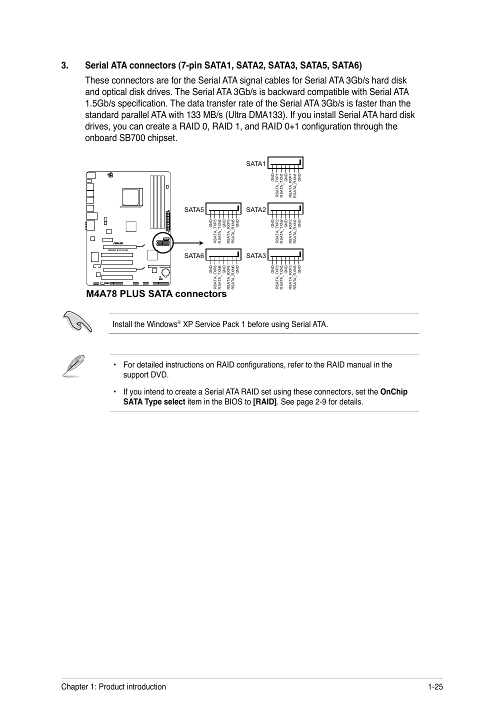 M4a78 plus sata connectors, Install the windows | Asus M4A78 PLUS User Manual | Page 35 / 62