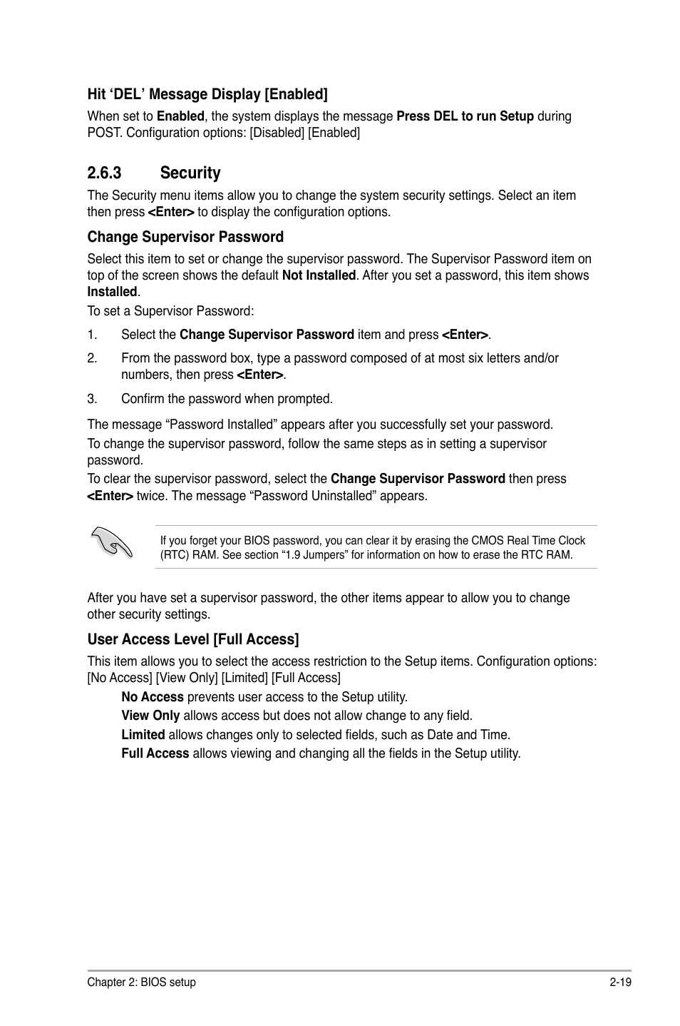 3 security | Asus M4A78 PLUS User Manual | Page 59 / 62