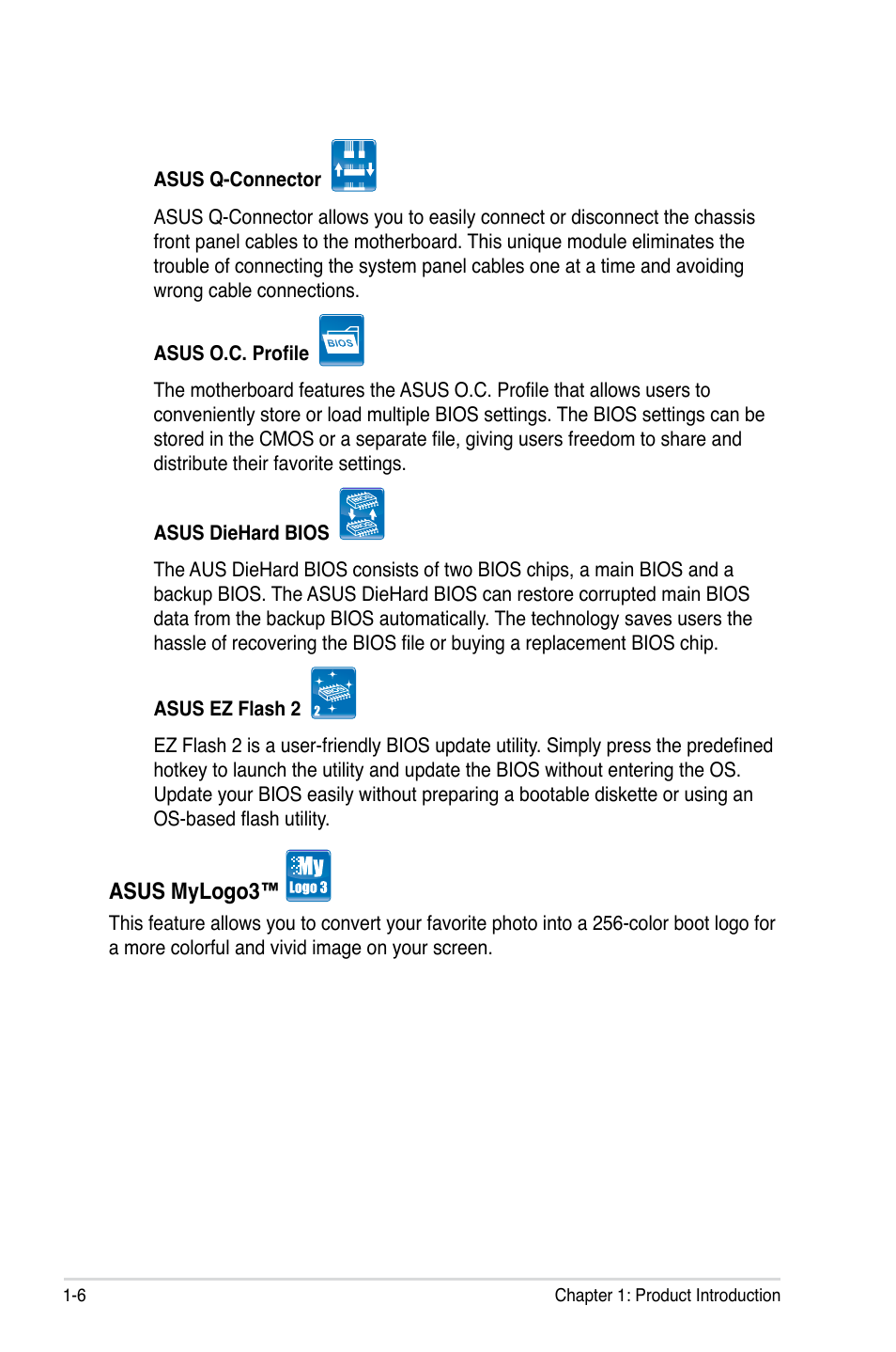 Asus P5Q-E/WiFi-AP User Manual | Page 22 / 186