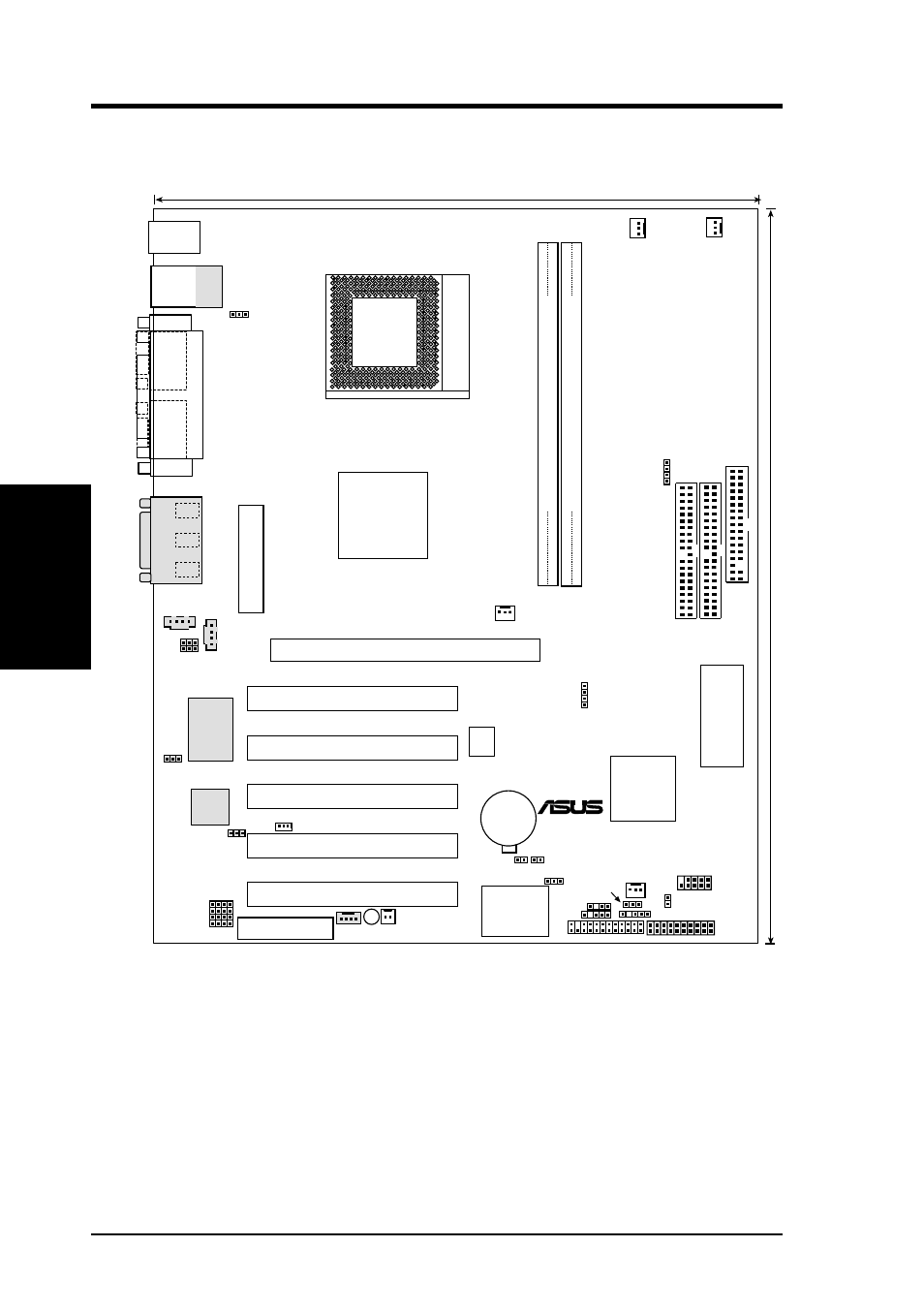 Hardware setup, 1 motherboard layout, Amd761 system controller | Socket a, A7m266, Pci slot 5 pci slot 4 | Asus A7M266 User Manual | Page 14 / 104