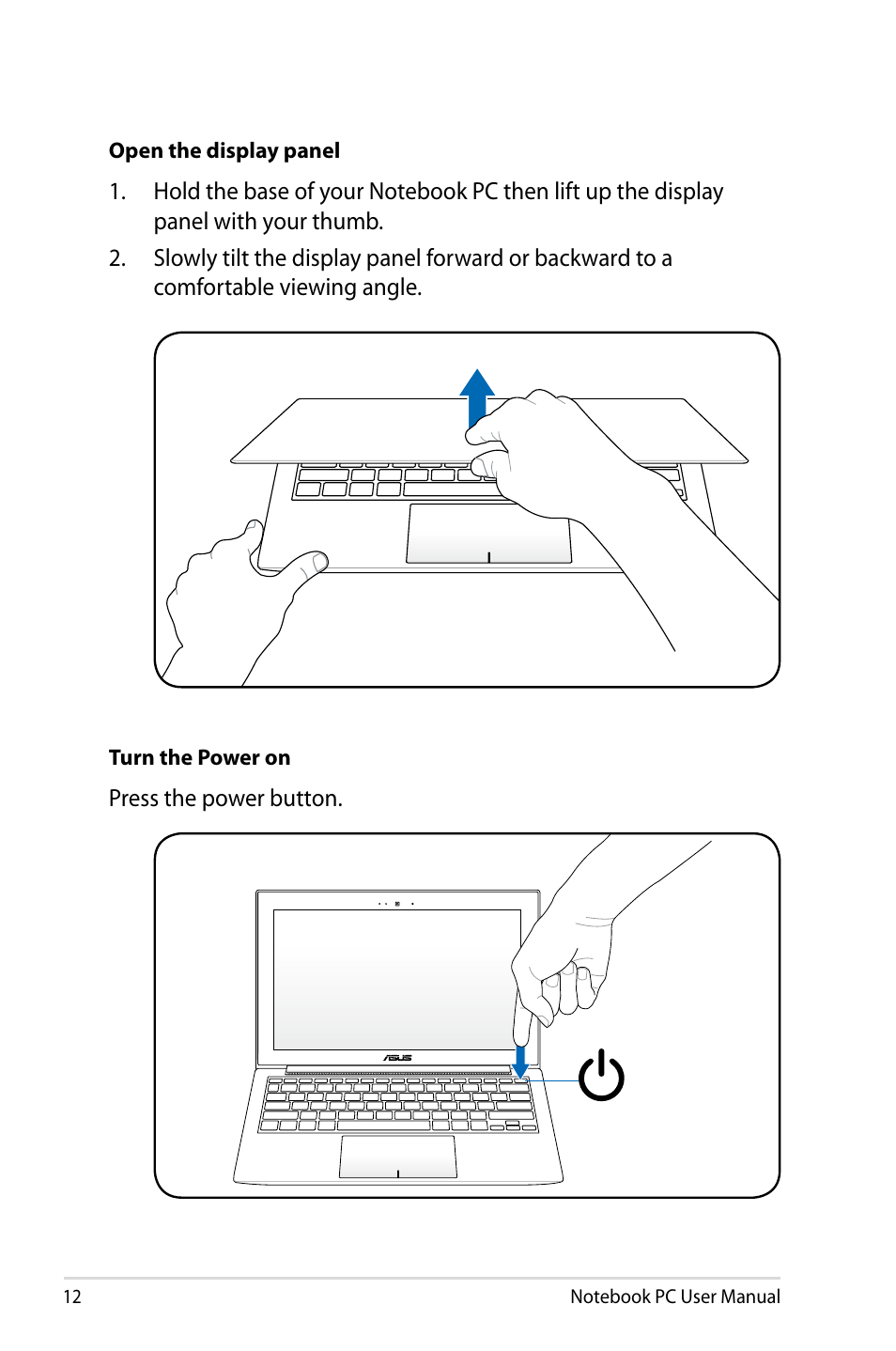 Asus UX31A User Manual | Page 12 / 98