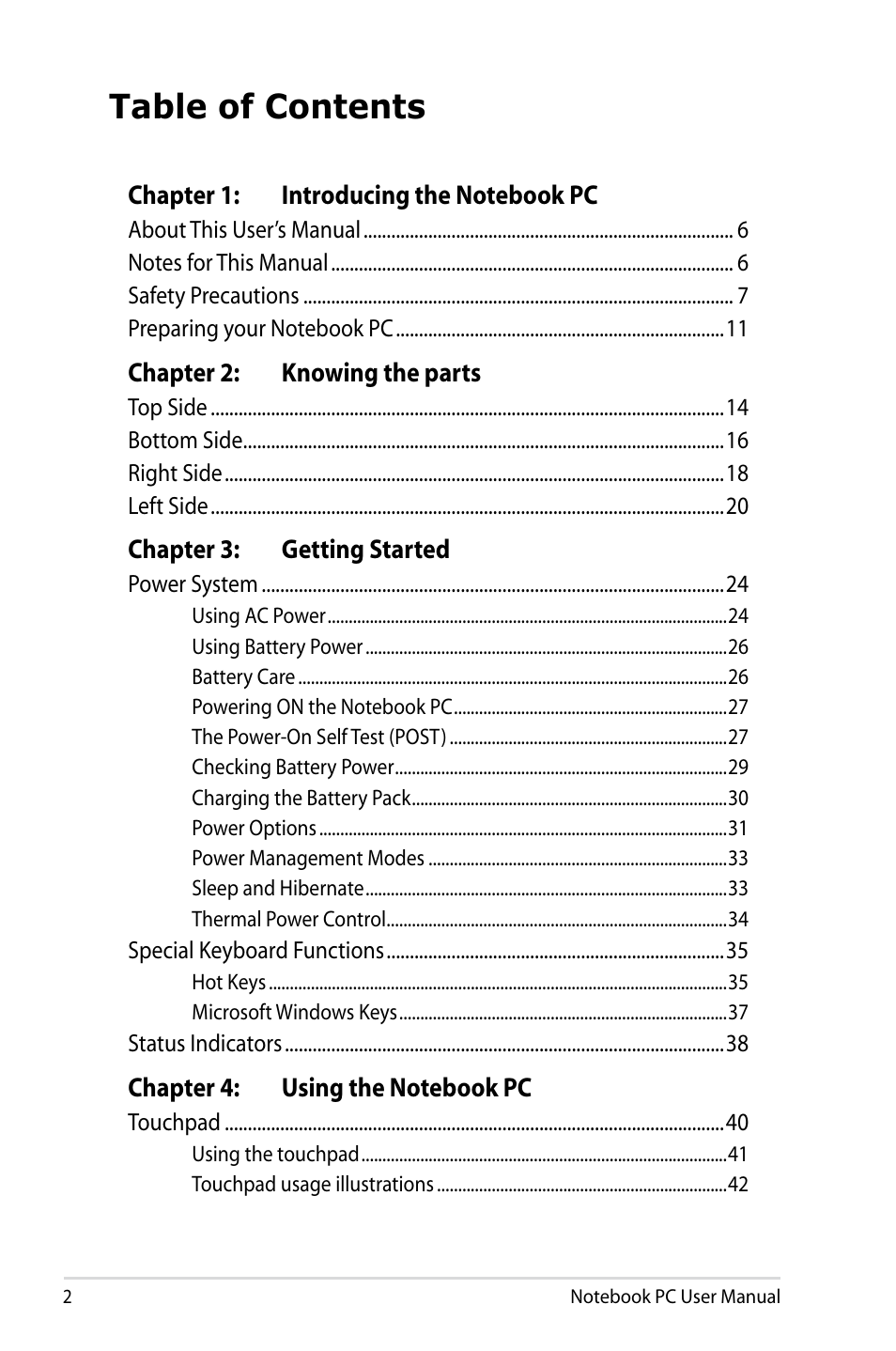 Asus UX31A User Manual | Page 2 / 98
