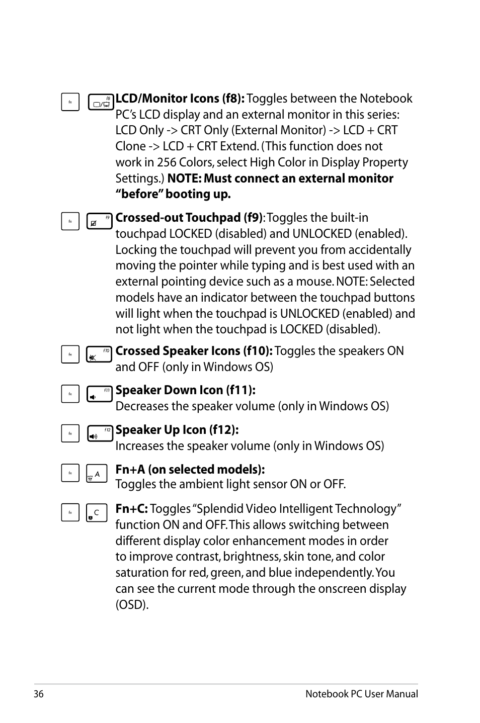 Asus UX31A User Manual | Page 36 / 98