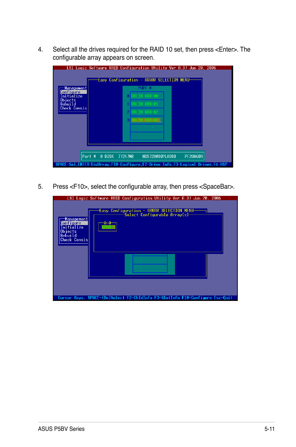 Asus P5BV/SAS User Manual | Page 109 / 184