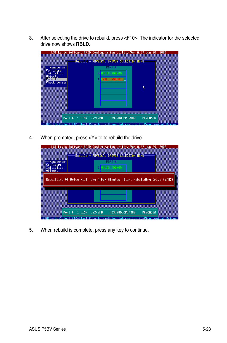 Asus P5BV/SAS User Manual | Page 121 / 184