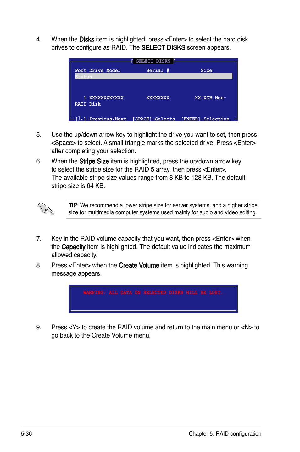 Asus P5BV/SAS User Manual | Page 134 / 184