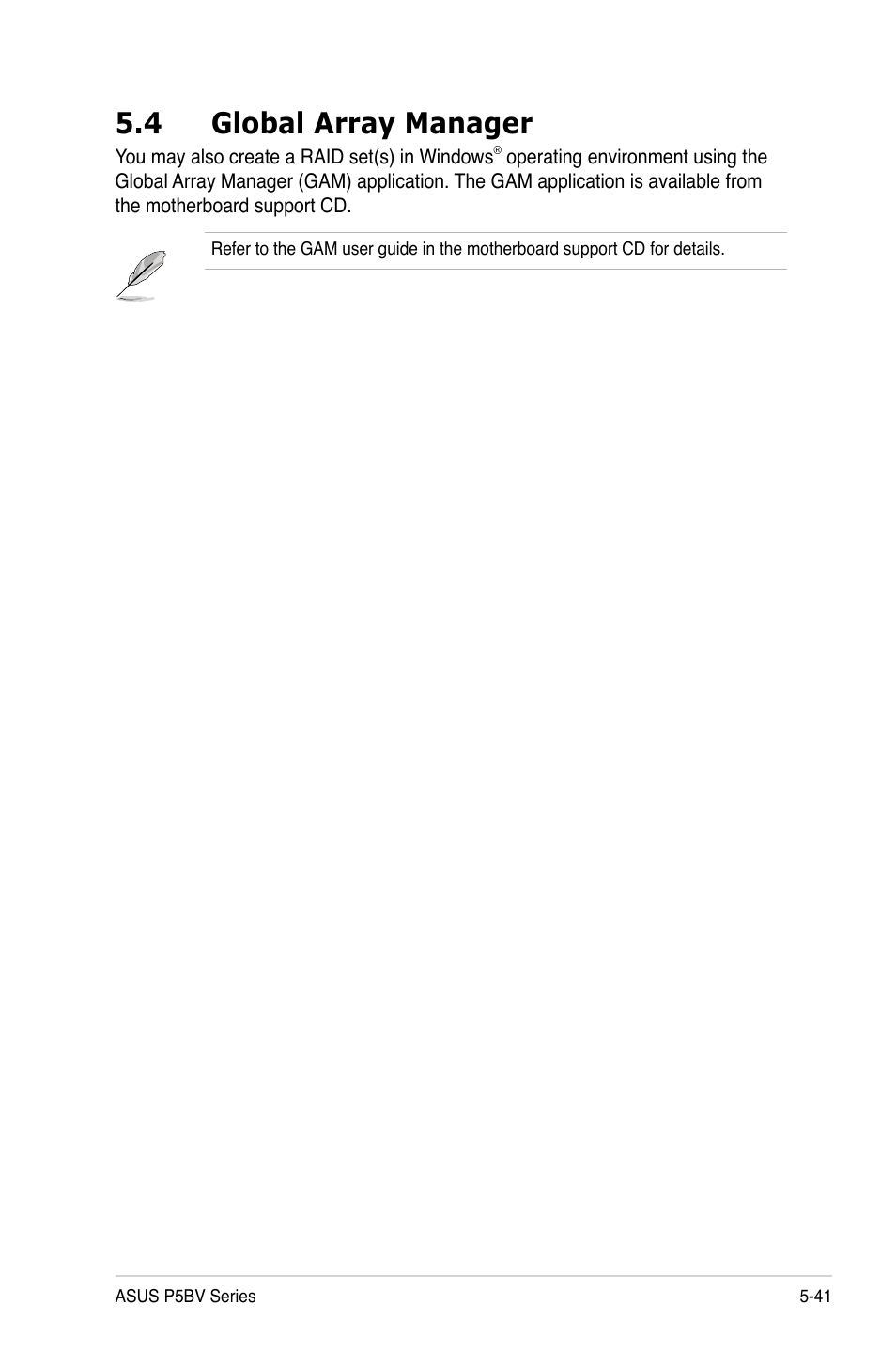 4 global array manager | Asus P5BV/SAS User Manual | Page 139 / 184