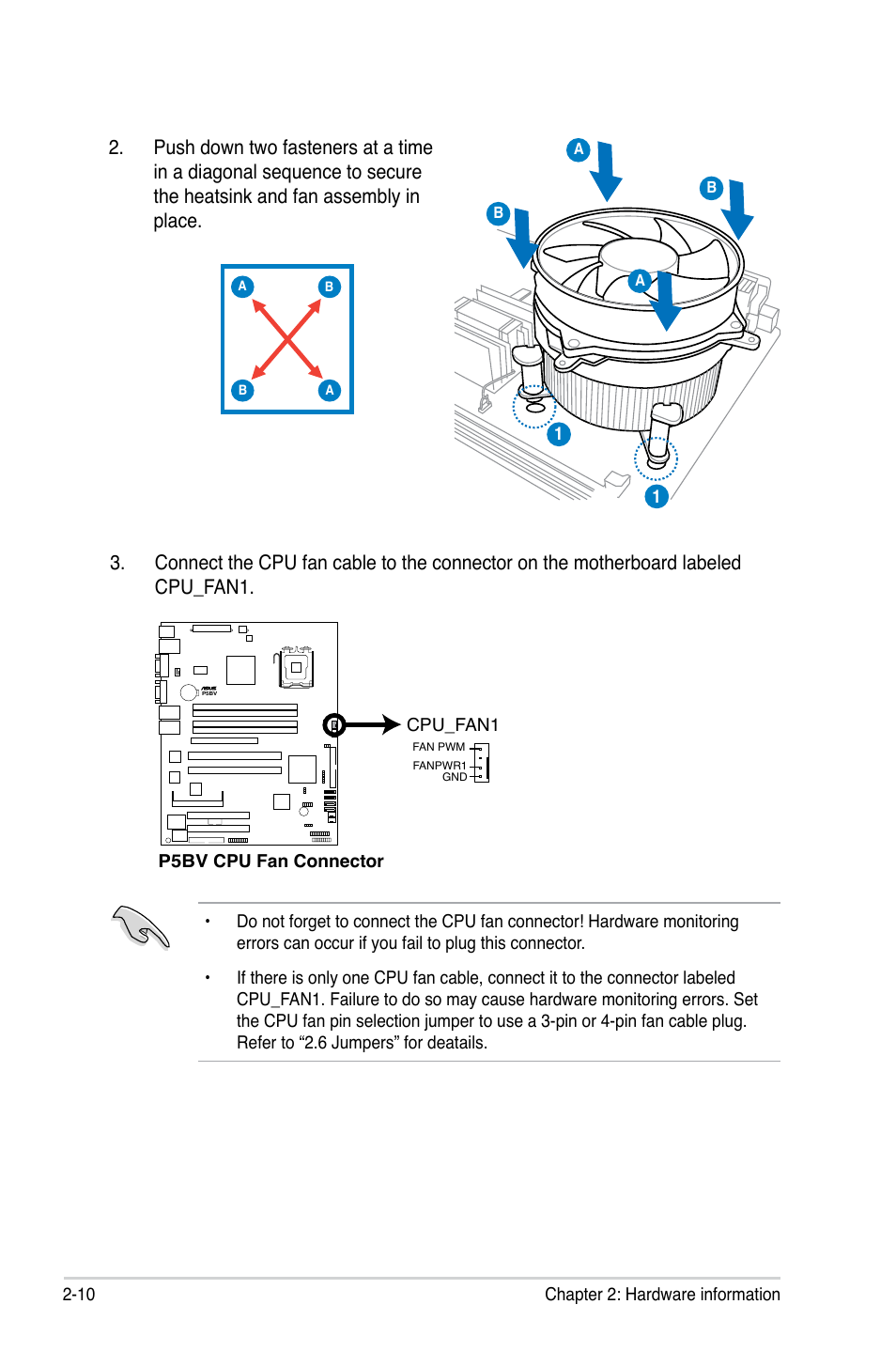 Asus P5BV/SAS User Manual | Page 30 / 184