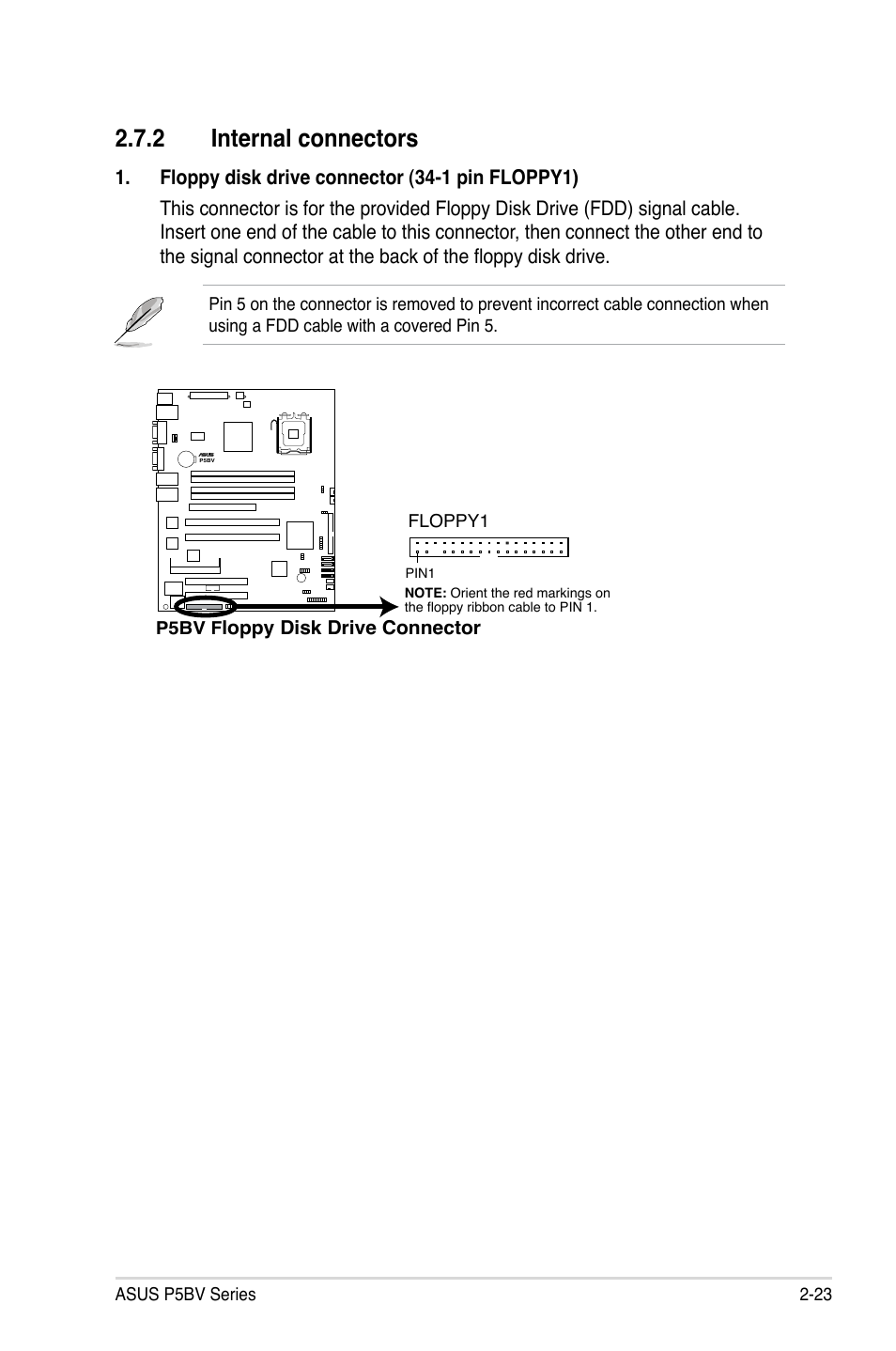 2 internal connectors | Asus P5BV/SAS User Manual | Page 43 / 184