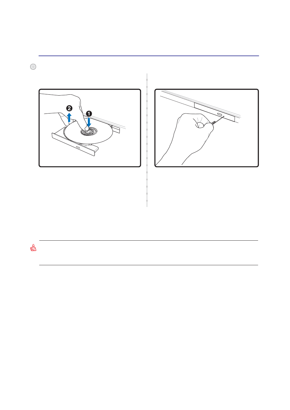 Optical drive (cont’) | Asus Z94L User Manual | Page 41 / 70