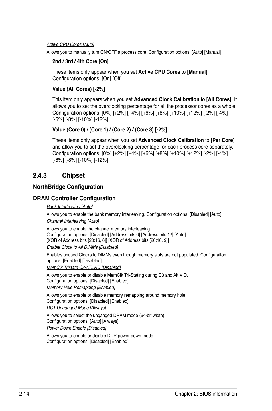 3 chipset, Chipset -14 | Asus M5A78L/USB3 User Manual | Page 54 / 66