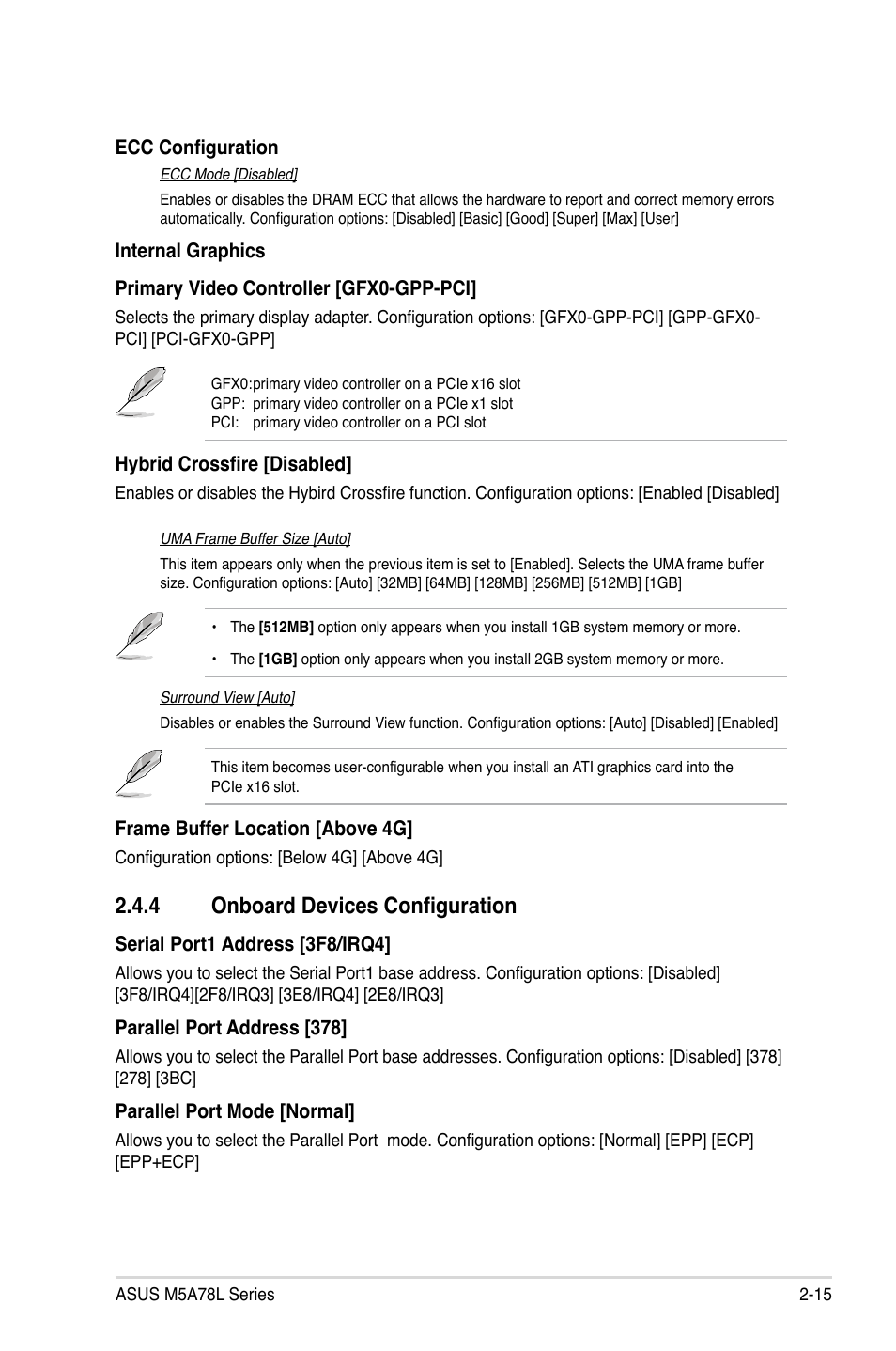 4 onboard devices configuration, 4 onboard devices configuration -15 | Asus M5A78L/USB3 User Manual | Page 55 / 66