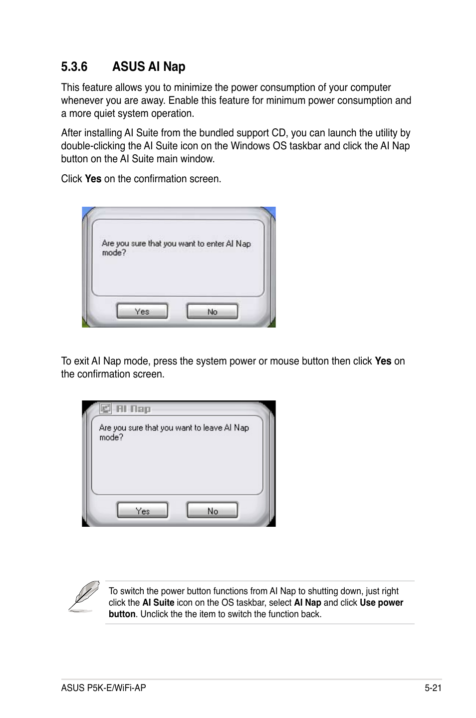 6 asus ai nap | Asus P5K-E/WiFi-AP User Manual | Page 129 / 180