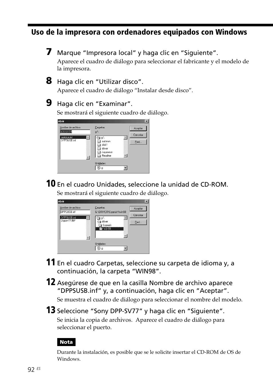 Sony DPP-SV88 User Manual | Page 320 / 344