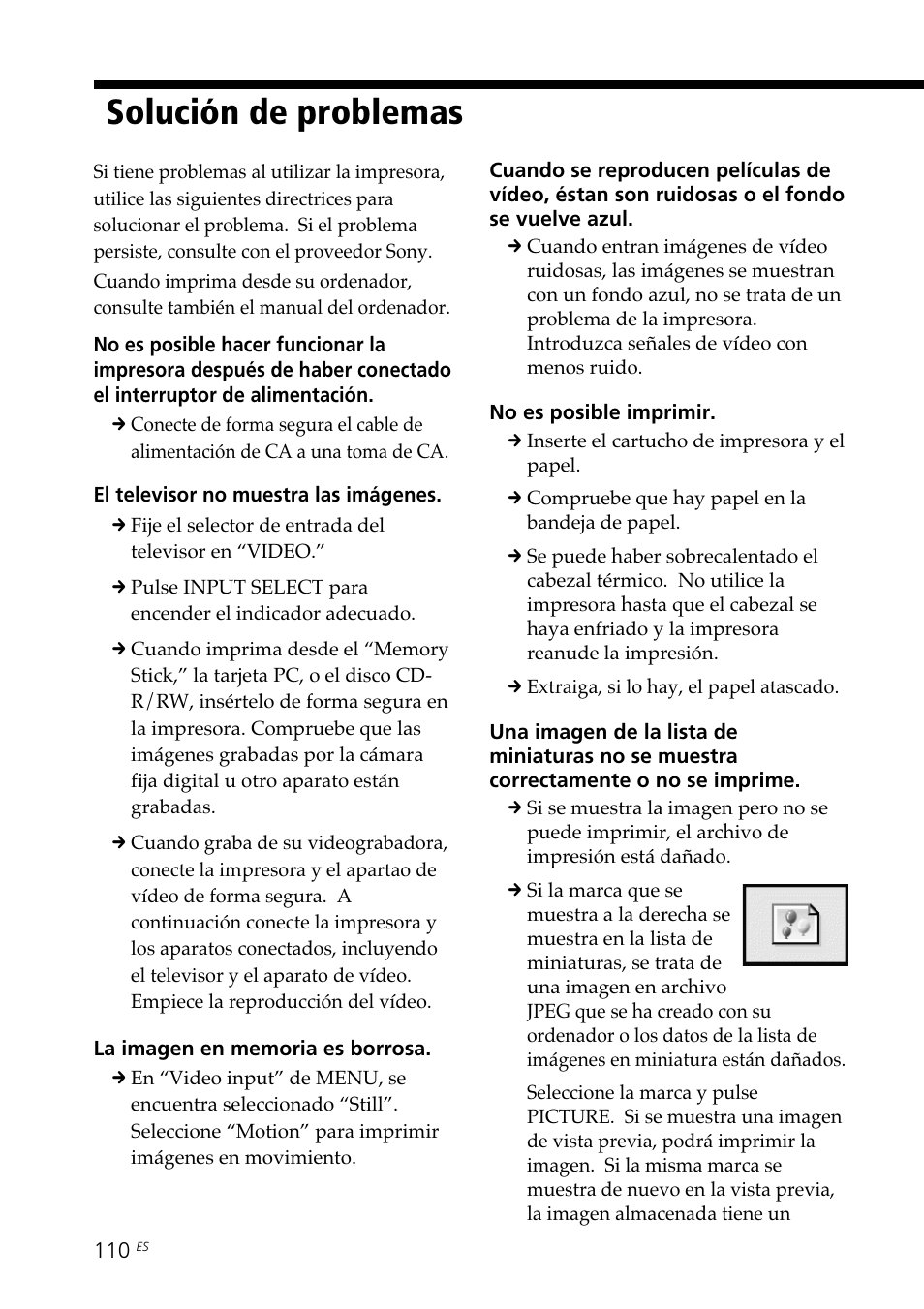 Solución de problemas | Sony DPP-SV88 User Manual | Page 338 / 344