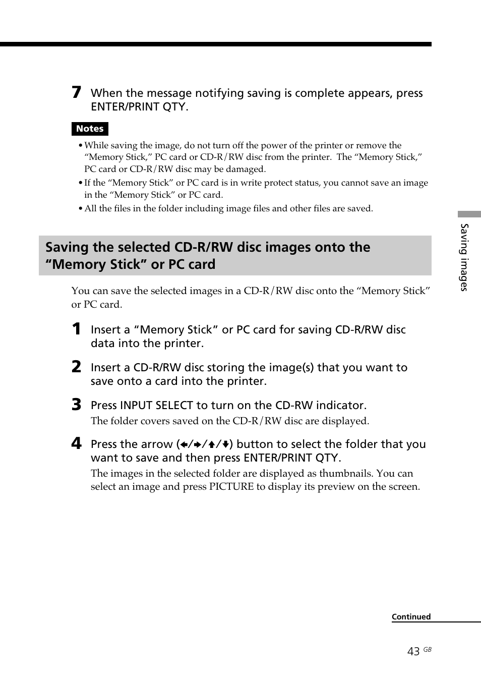 Sony DPP-SV88 User Manual | Page 43 / 344