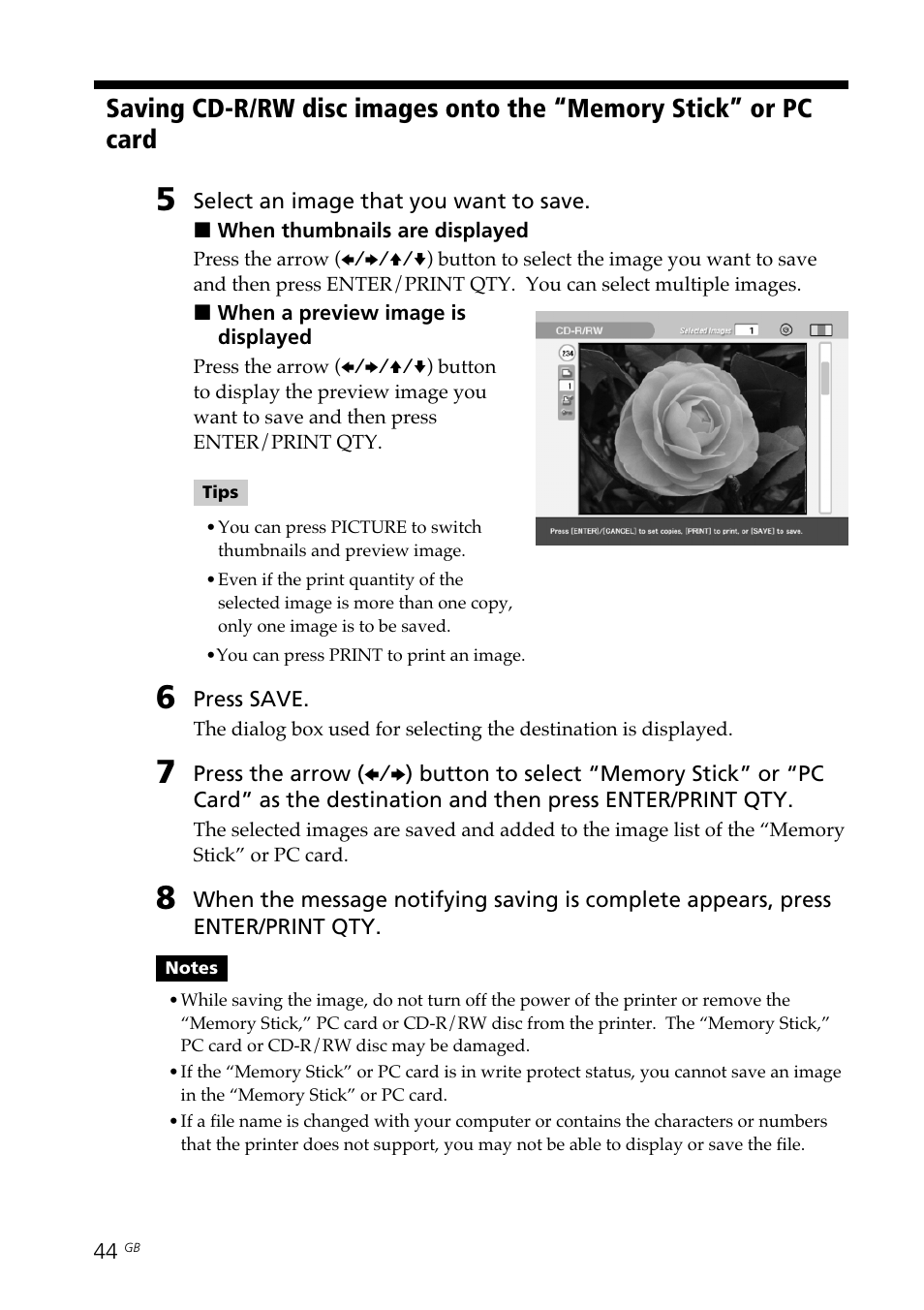 Sony DPP-SV88 User Manual | Page 44 / 344