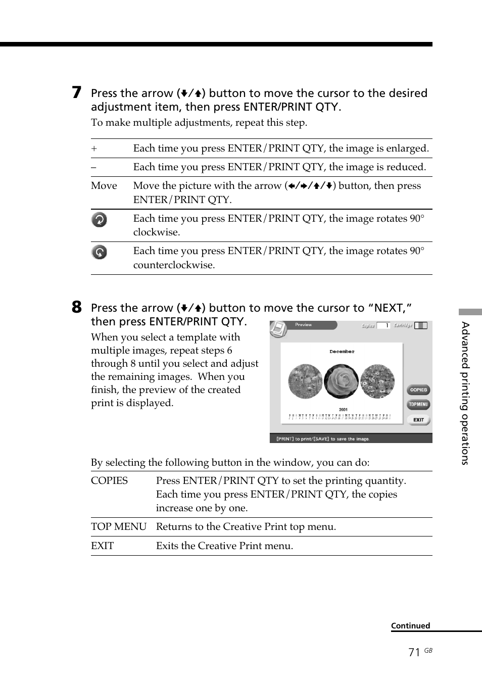 Sony DPP-SV88 User Manual | Page 71 / 344