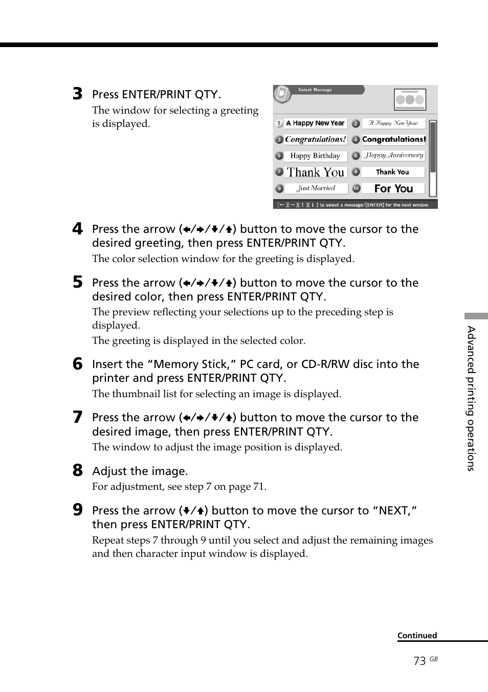 Sony DPP-SV88 User Manual | Page 73 / 344