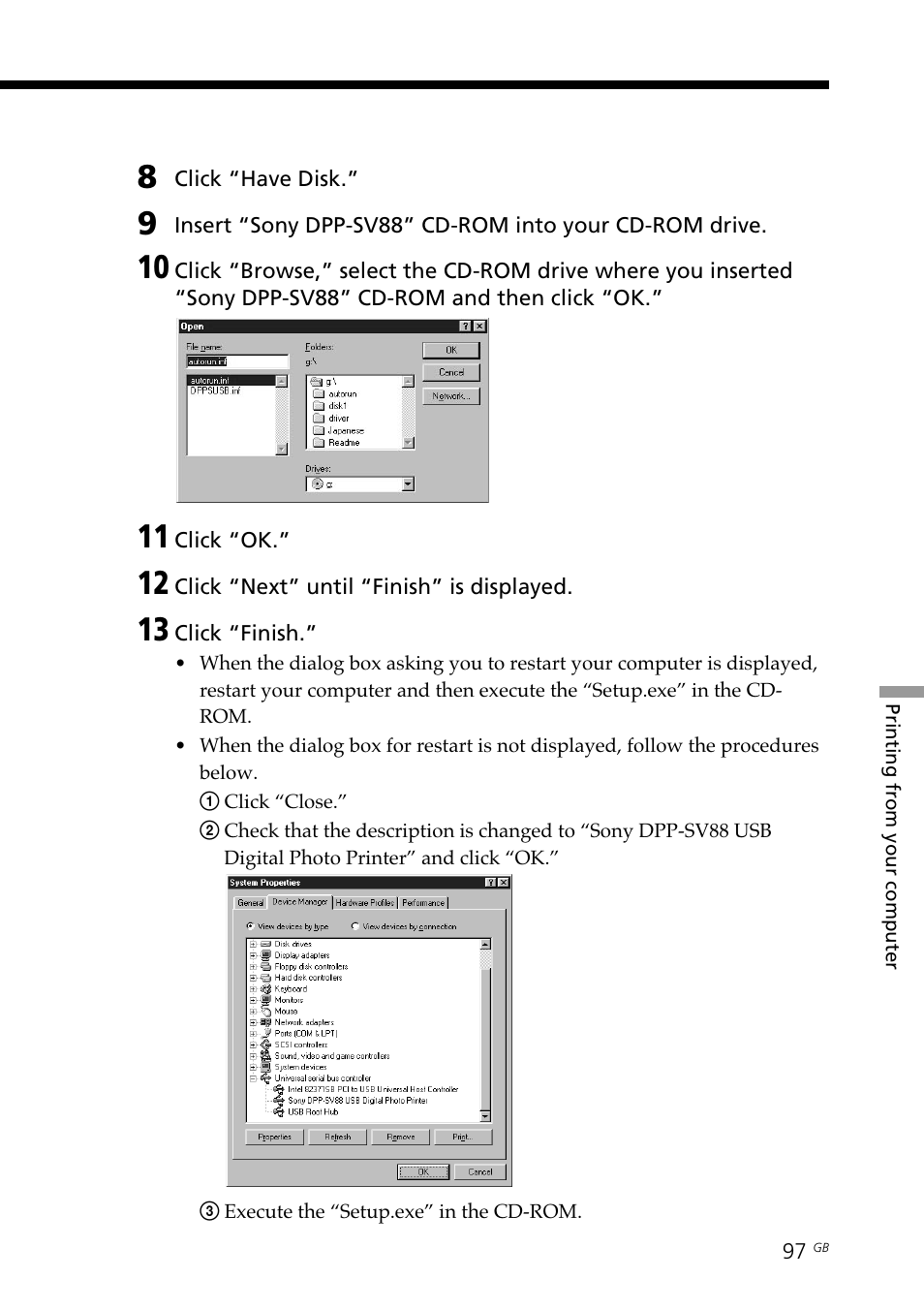 Sony DPP-SV88 User Manual | Page 97 / 344