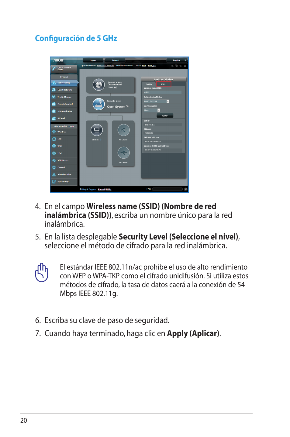 Asus DSL-N66U User Manual | Page 20 / 70