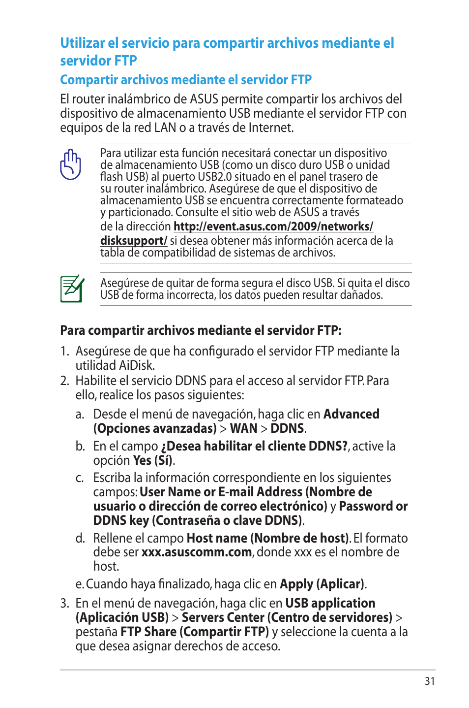 Asus DSL-N66U User Manual | Page 31 / 70