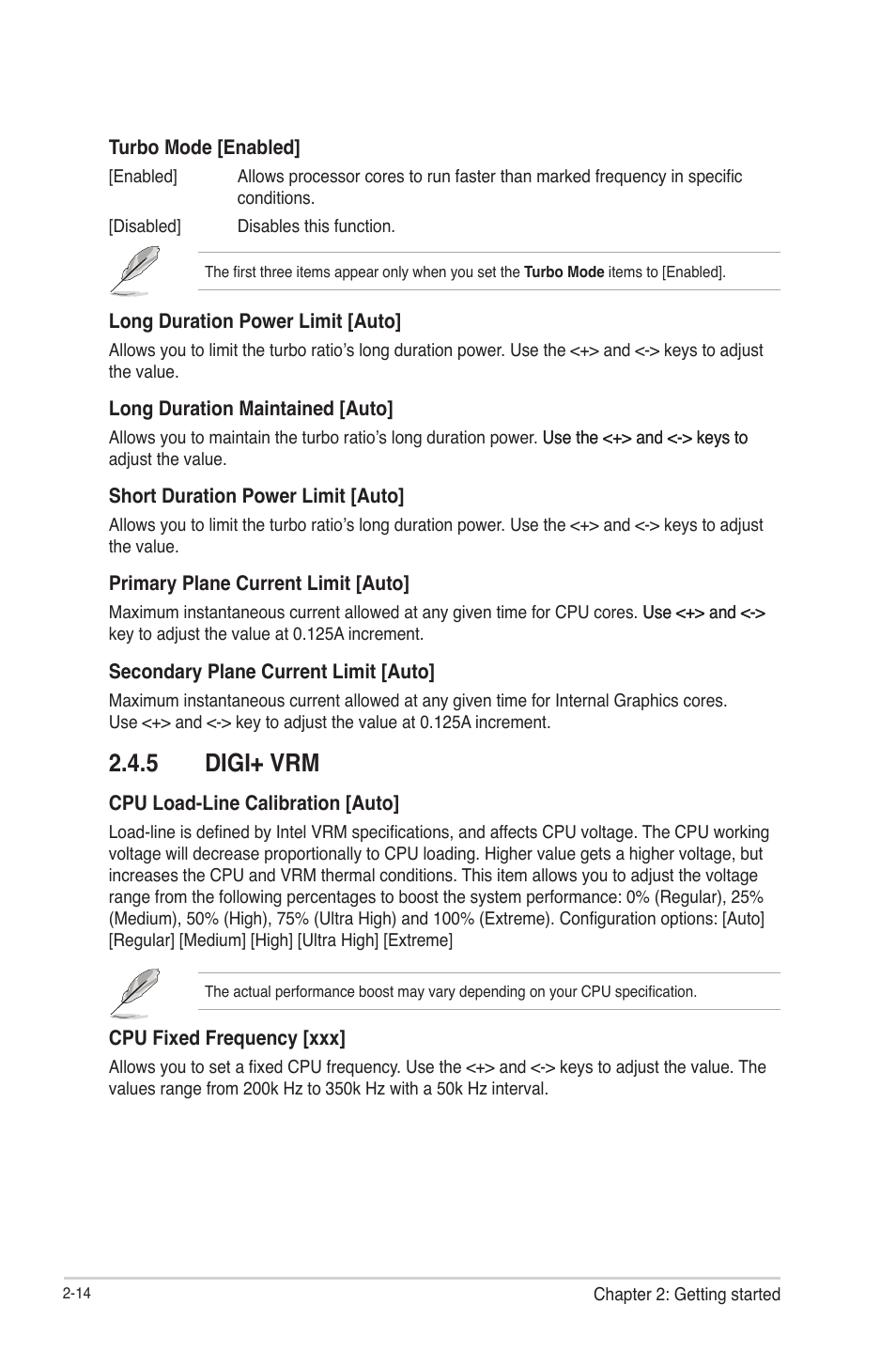 5 digi+ vrm, Digi+ vrm -14 | Asus H61-PLUS User Manual | Page 58 / 84