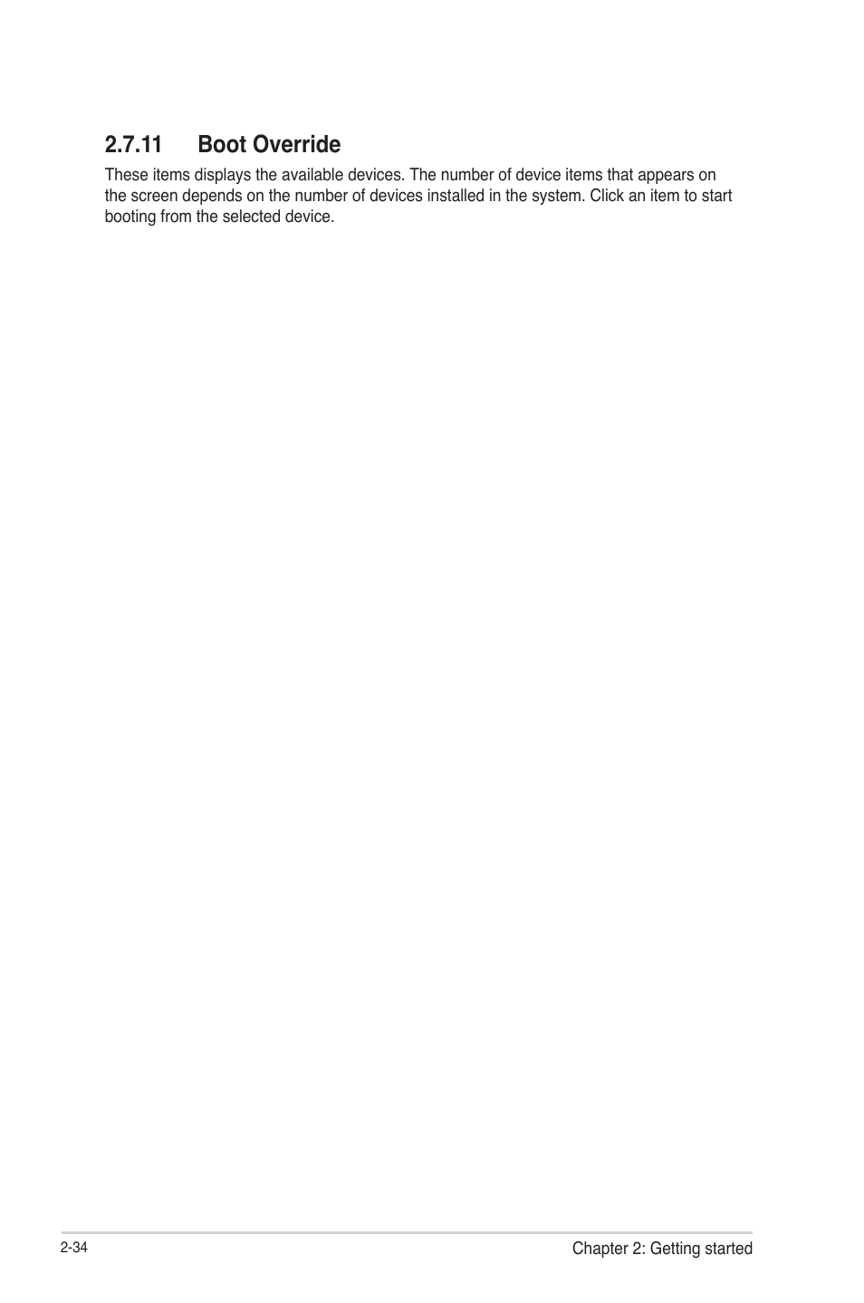 11 boot override, 11 boot override -34 | Asus H61-PLUS User Manual | Page 78 / 84