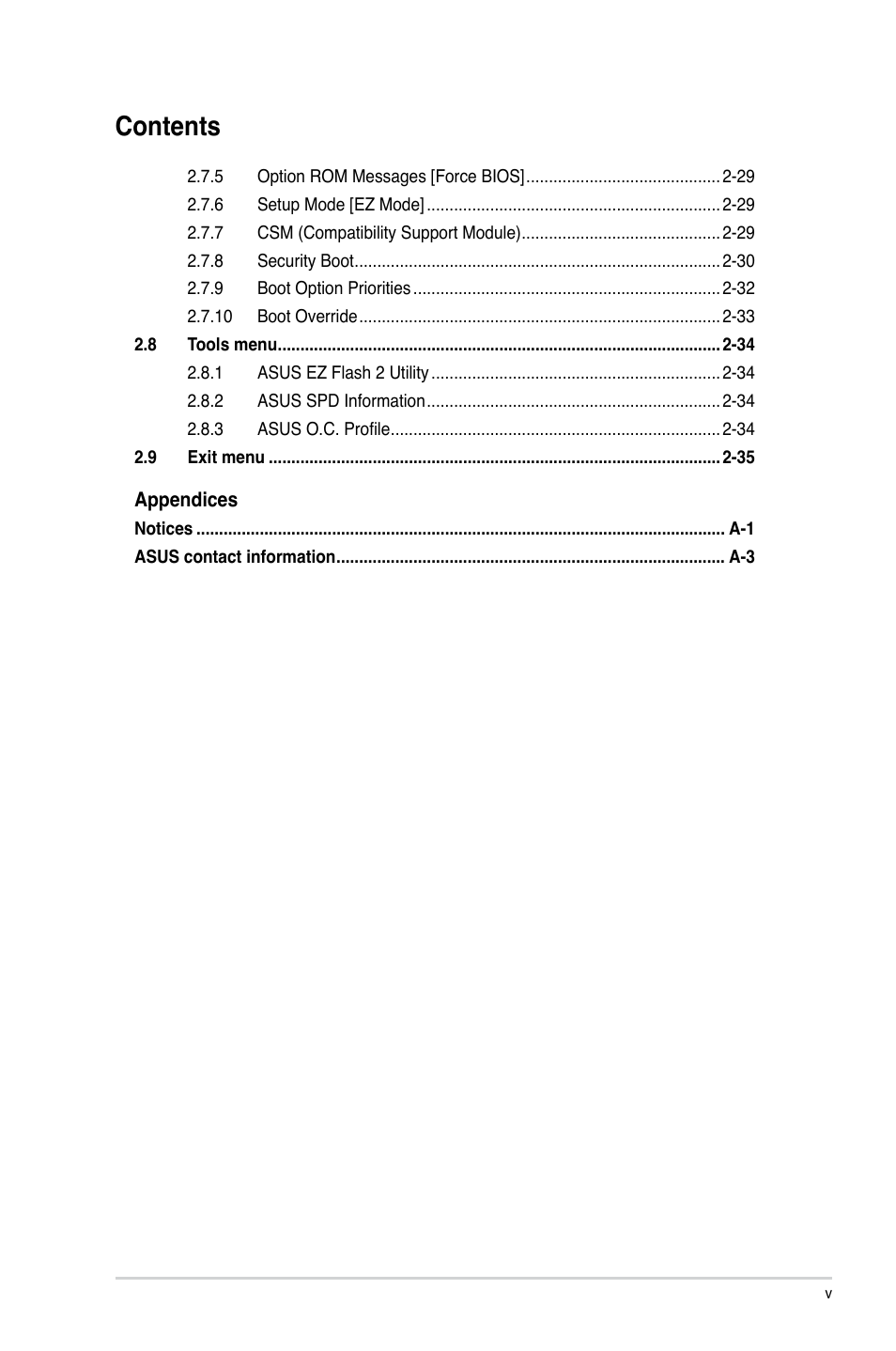 Asus H61M-PLUS User Manual | Page 5 / 80