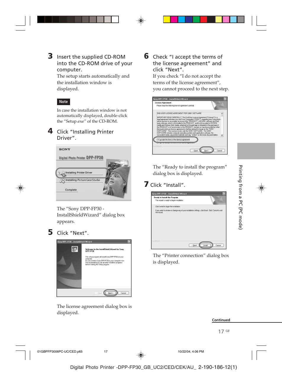 Sony DPP-FP30 User Manual | Page 17 / 52