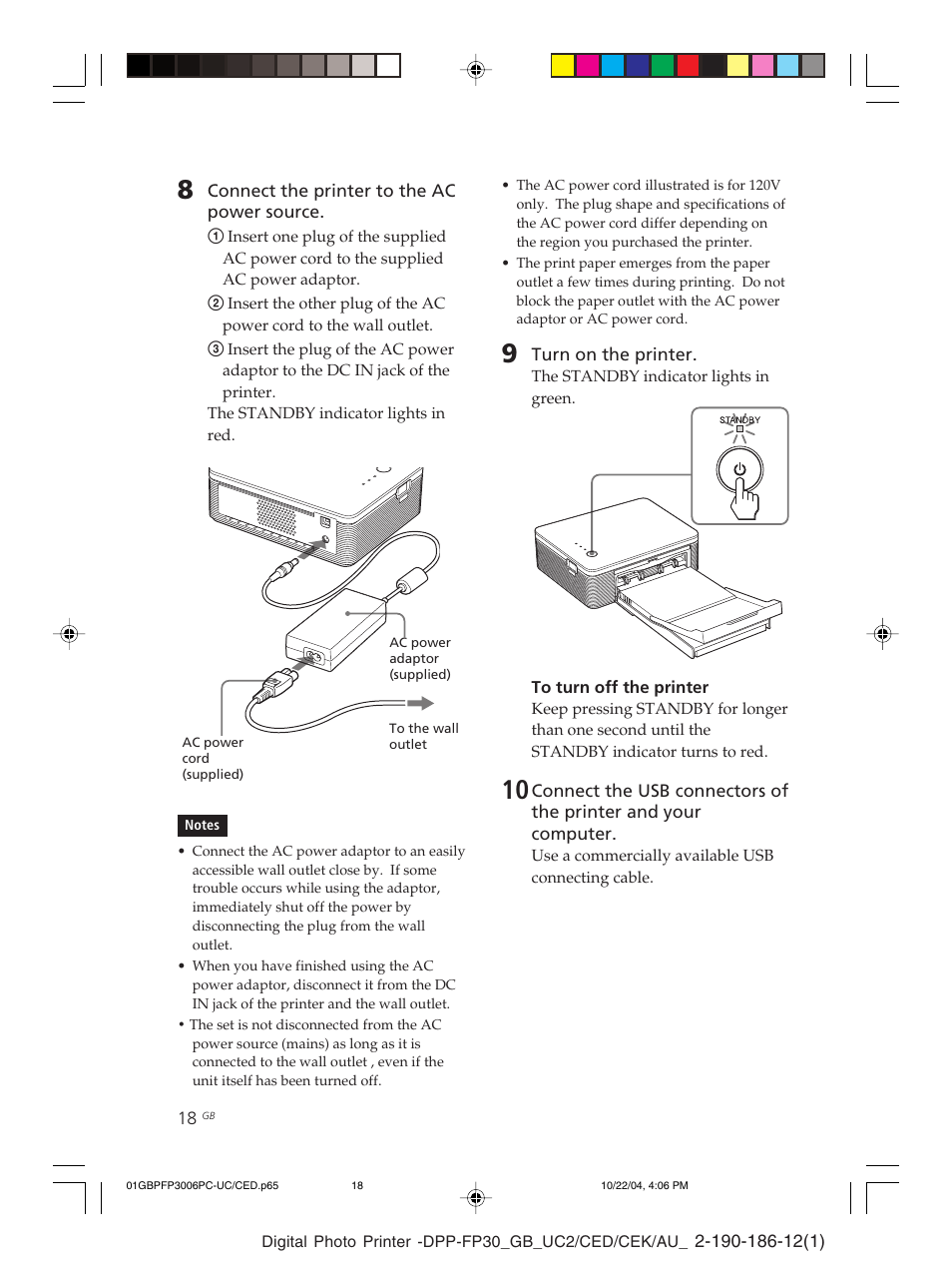 Sony DPP-FP30 User Manual | Page 18 / 52