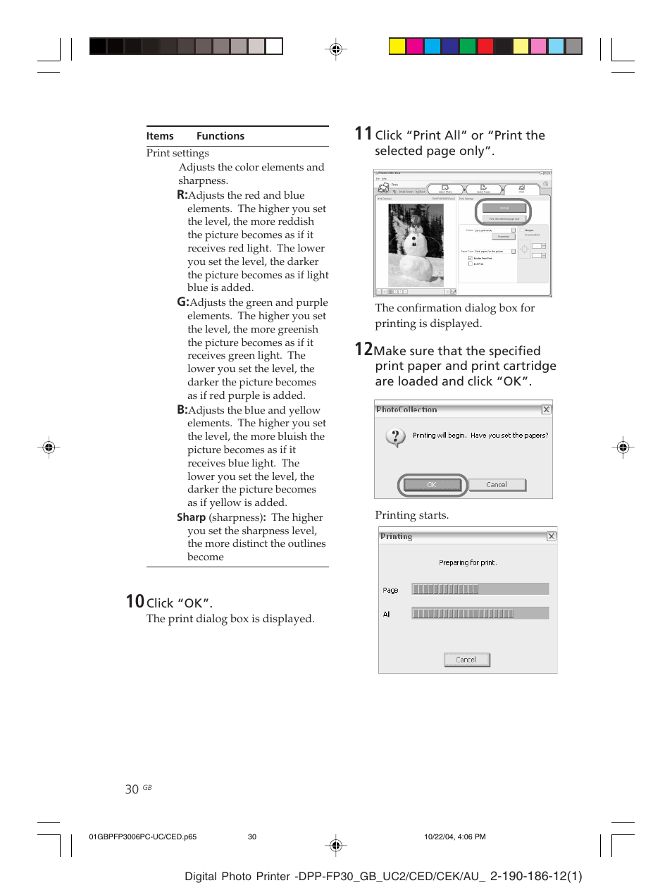 Print setting | Sony DPP-FP30 User Manual | Page 30 / 52