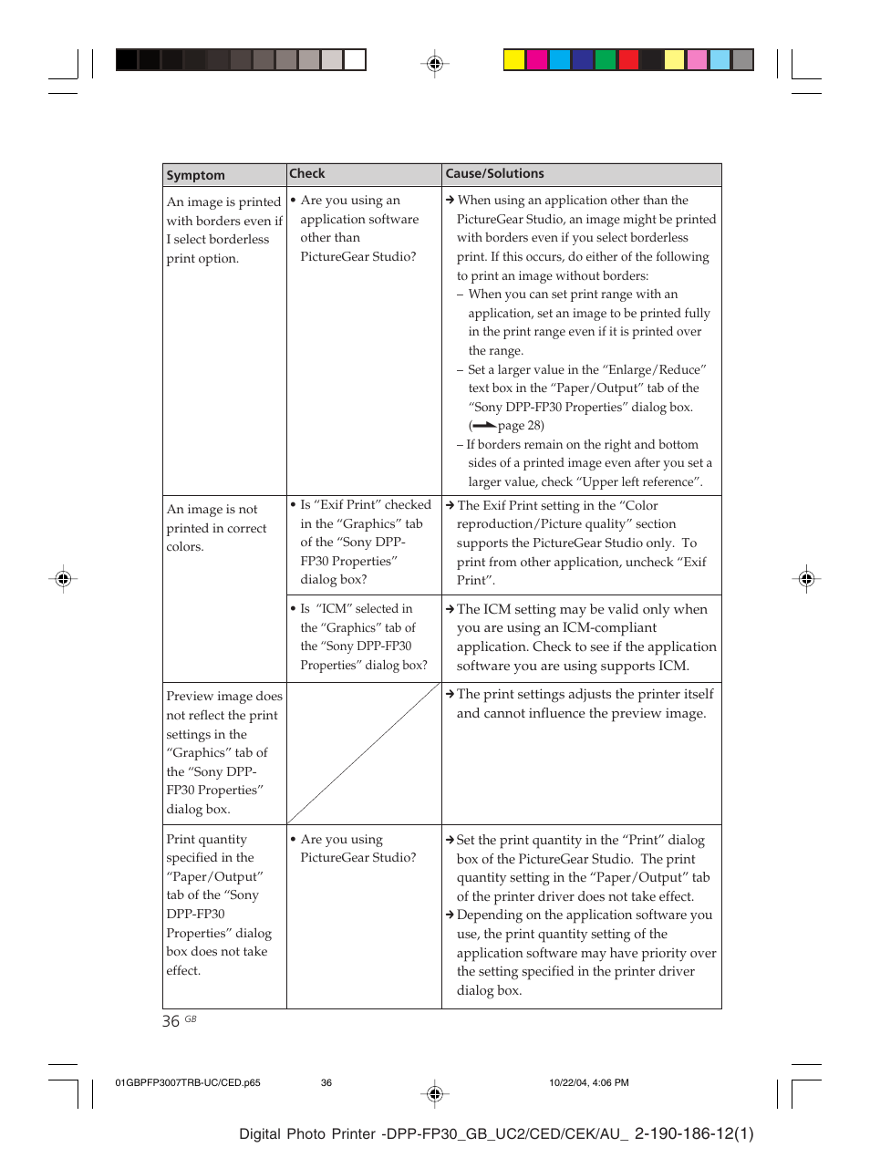 Sony DPP-FP30 User Manual | Page 36 / 52