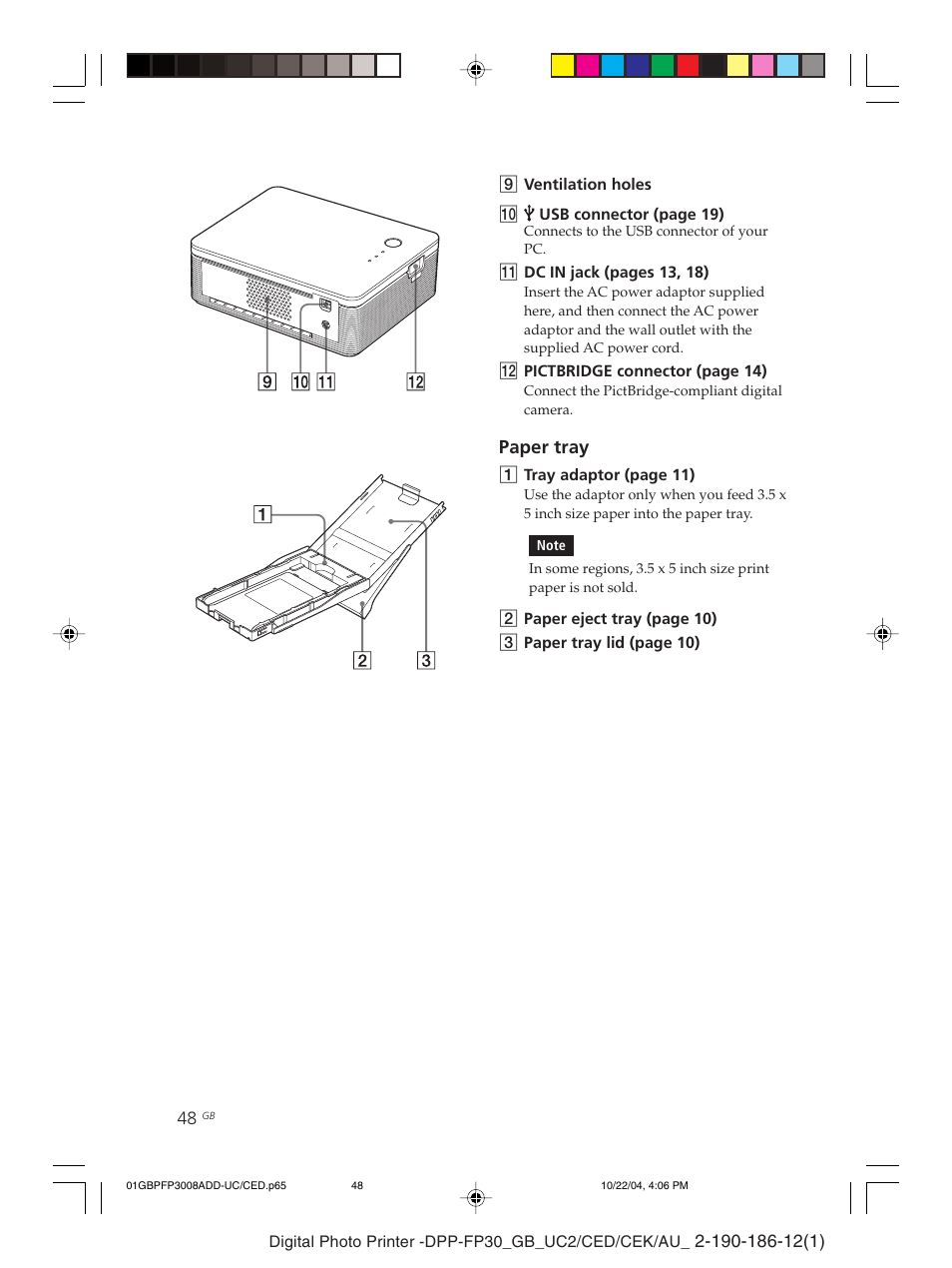 Sony DPP-FP30 User Manual | Page 48 / 52