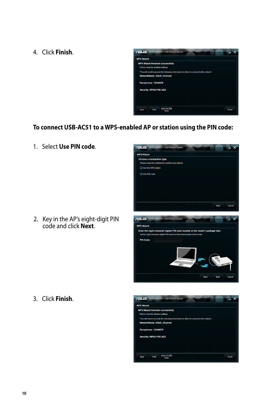 Asus USB-AC51 User Manual | Page 10 / 36