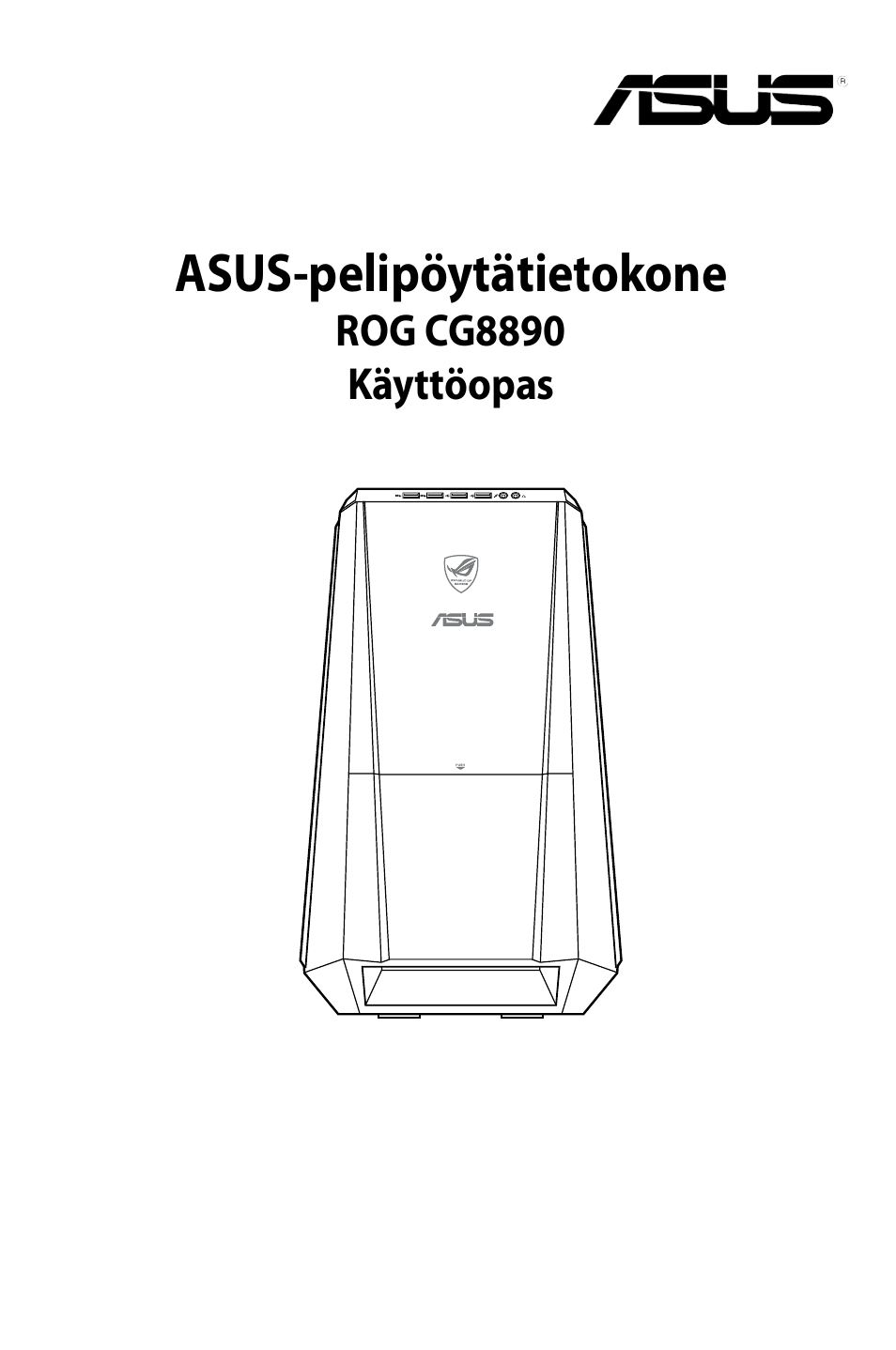 Suomi, Asus-pelipöytätietokone | Asus CG8890 User Manual | Page 179 / 442