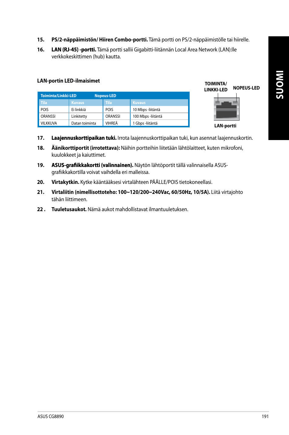 Asus CG8890 User Manual | Page 193 / 442