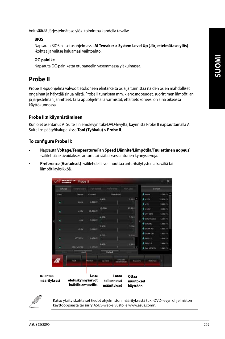 Probe ii | Asus CG8890 User Manual | Page 231 / 442