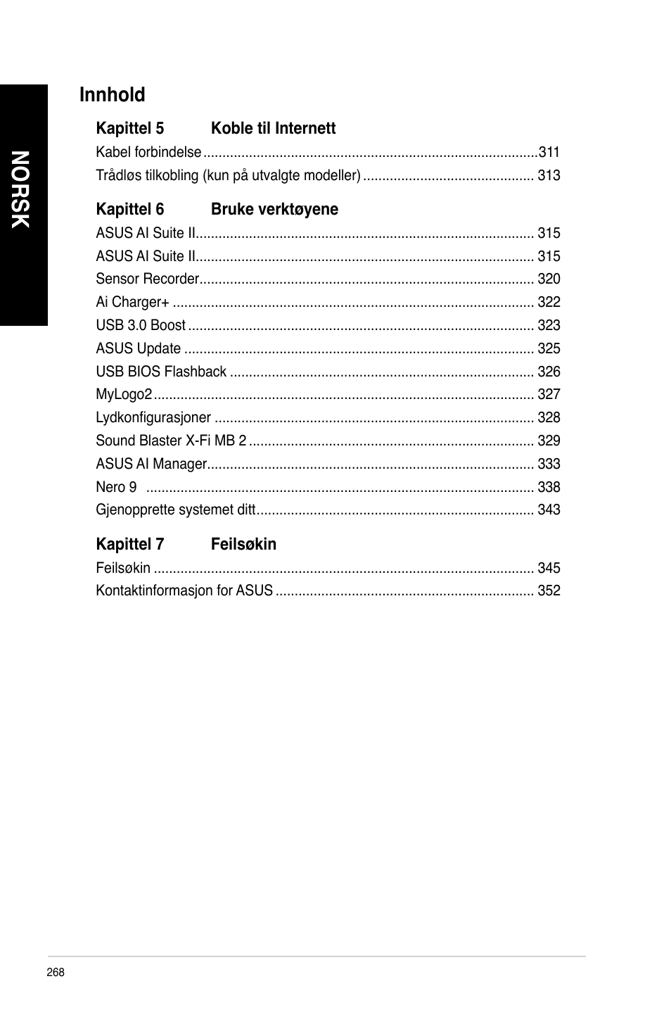 No rs k no rs k no rs k no rs k | Asus CG8890 User Manual | Page 270 / 442