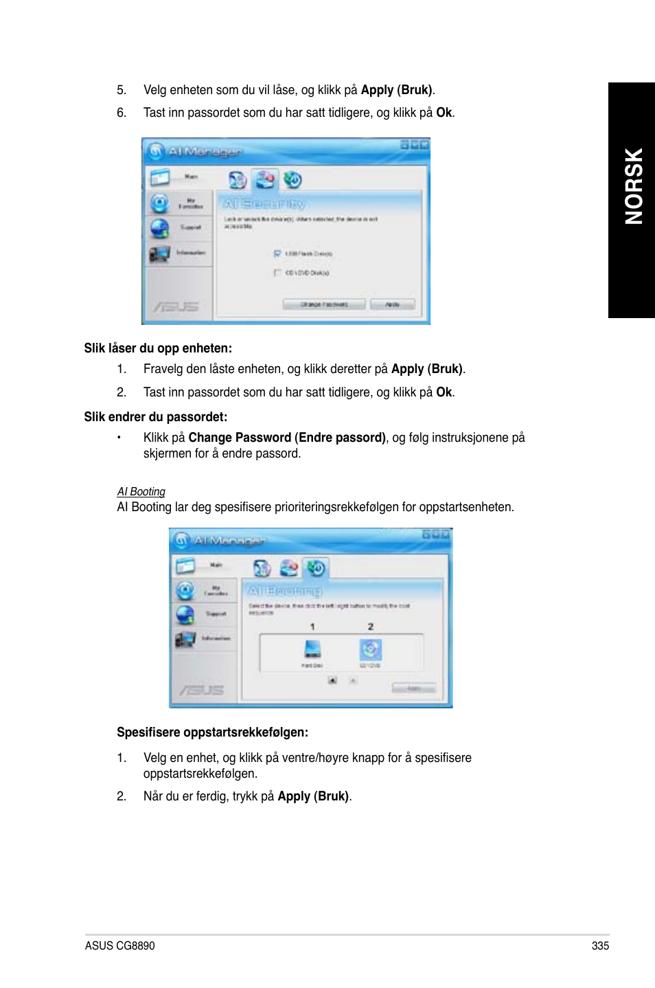 No rs k no rs k | Asus CG8890 User Manual | Page 337 / 442