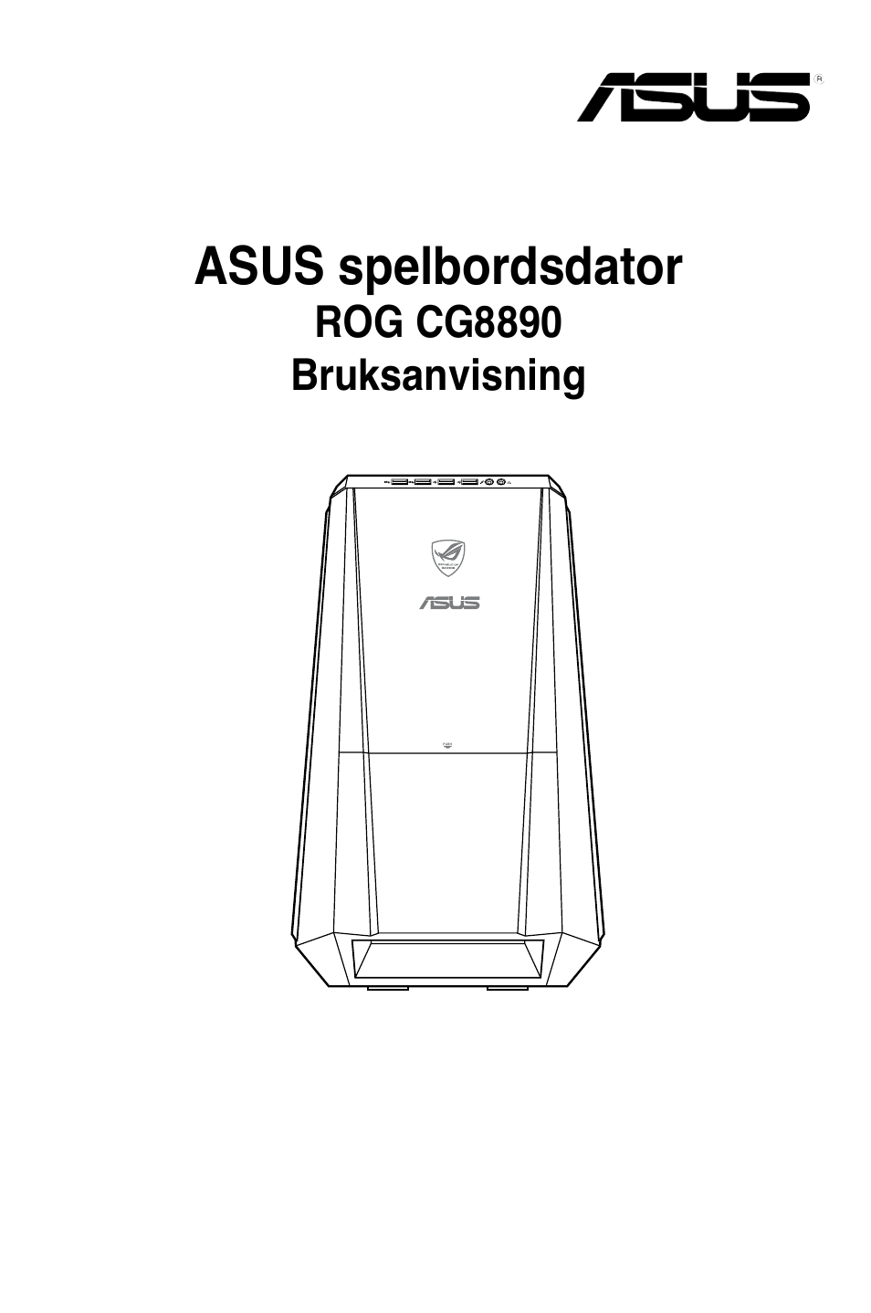 Svenska, Asus spelbordsdator | Asus CG8890 User Manual | Page 355 / 442