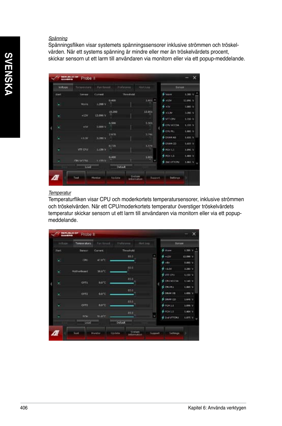 Svenska | Asus CG8890 User Manual | Page 408 / 442