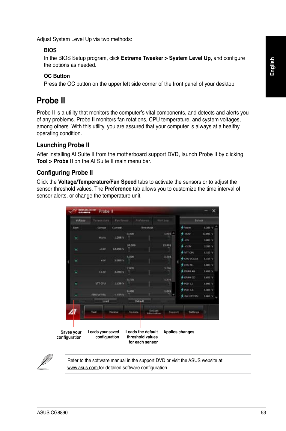 Probe ii, Probe.ii | Asus CG8890 User Manual | Page 55 / 442