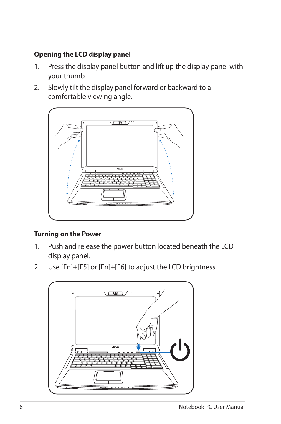 Asus G60VX User Manual | Page 6 / 30