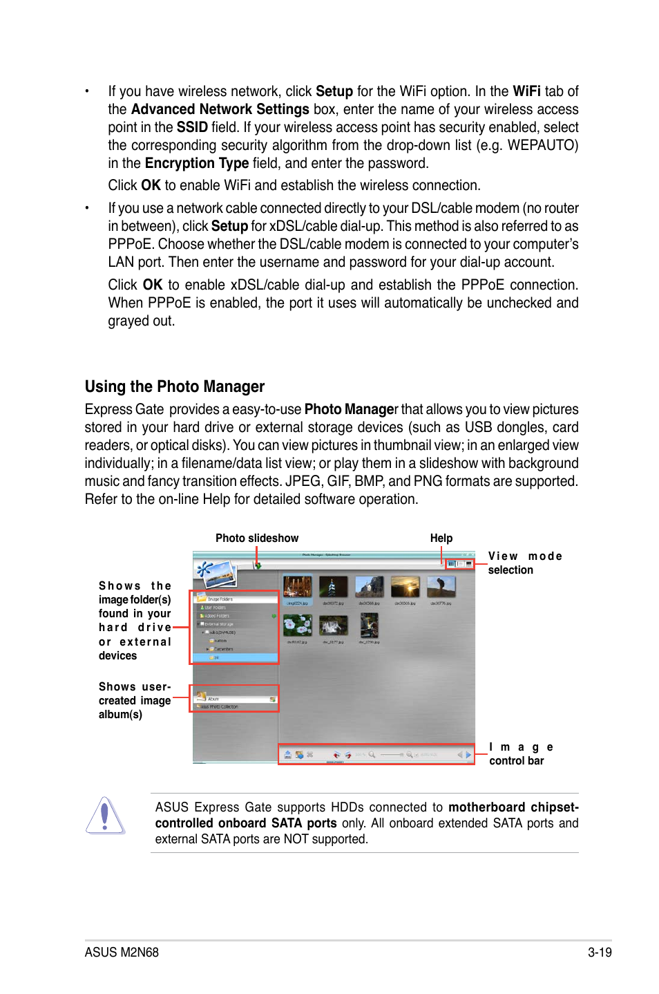 Using the photo manager | Asus M2N68 User Manual | Page 103 / 104